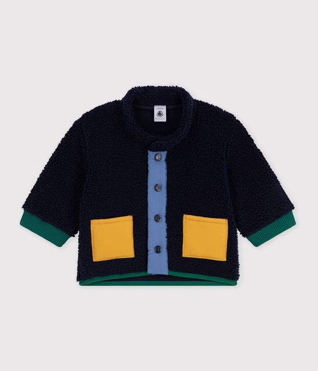 Manteau ouatiné en sherpa