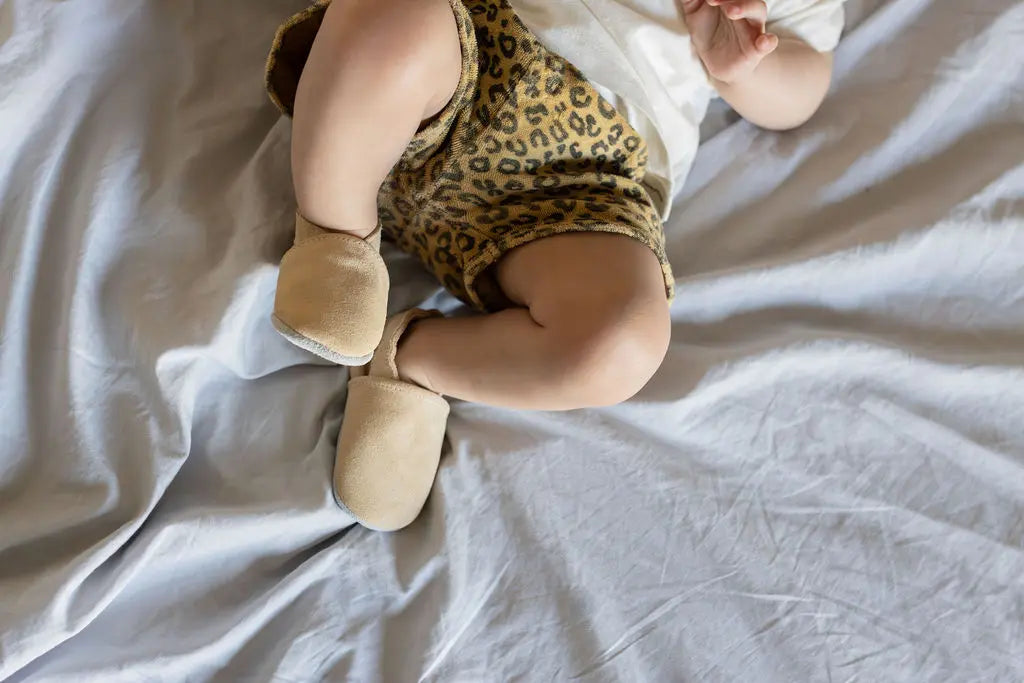 Chaussons en cuir arena