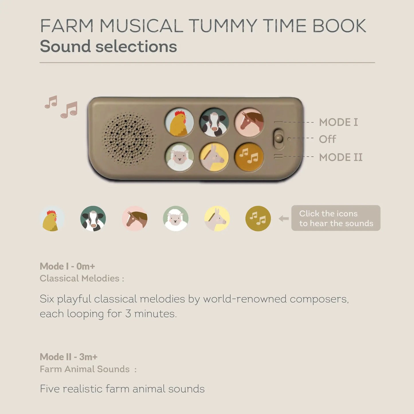 Livre musical de la ferme