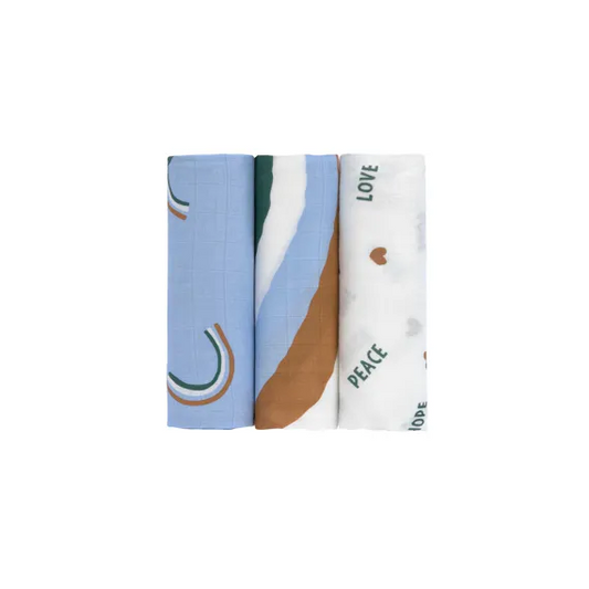 Lot de 3 langes Lässig L Happy Rascals Sky blue