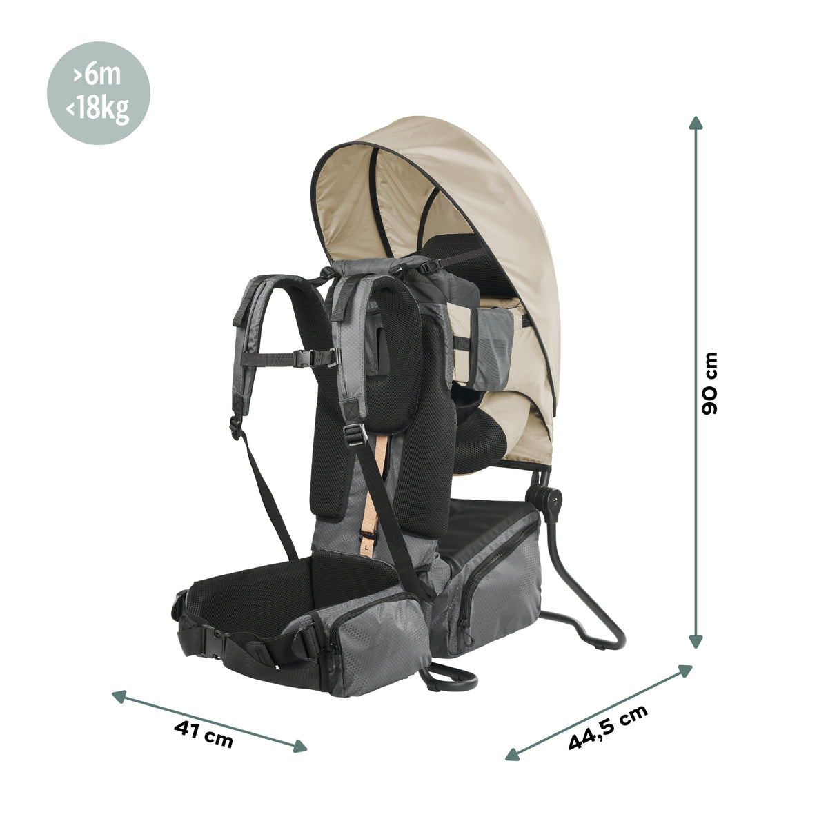 Porte-bébé de randonnée Moov & Hike +