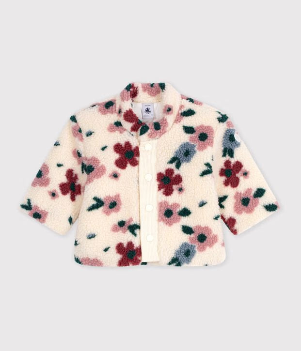 Manteau ouatiné en sherpa