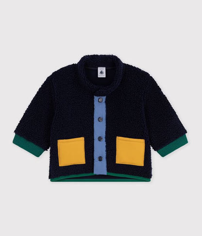 Manteau ouatiné en sherpa