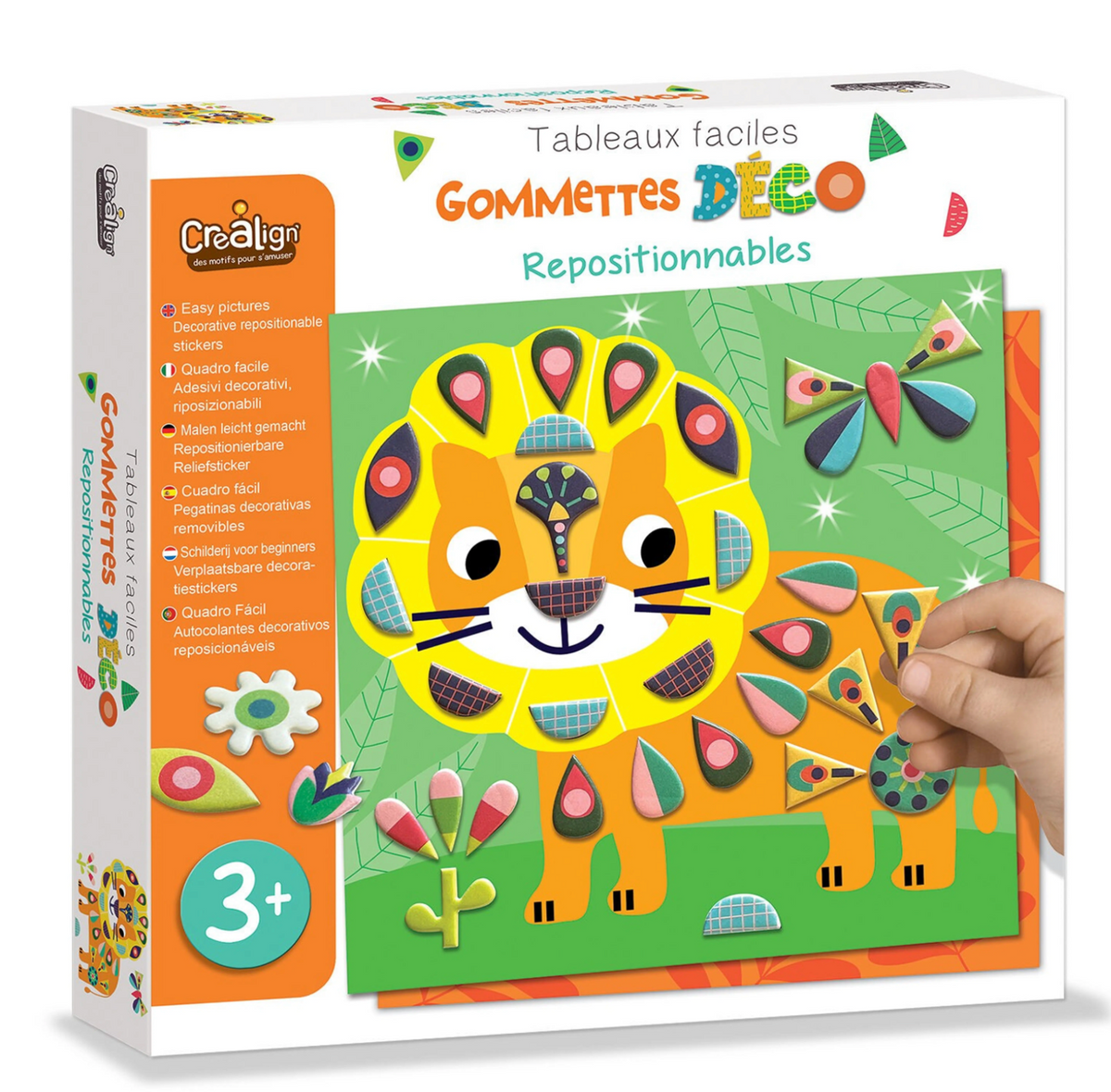 Coffret gommettes repositionnables Dans ma savane