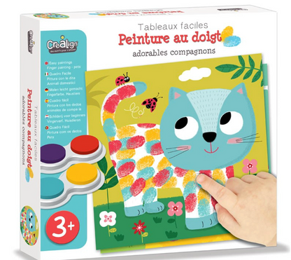 Coffret Peinture au doigt Adorables compagnons