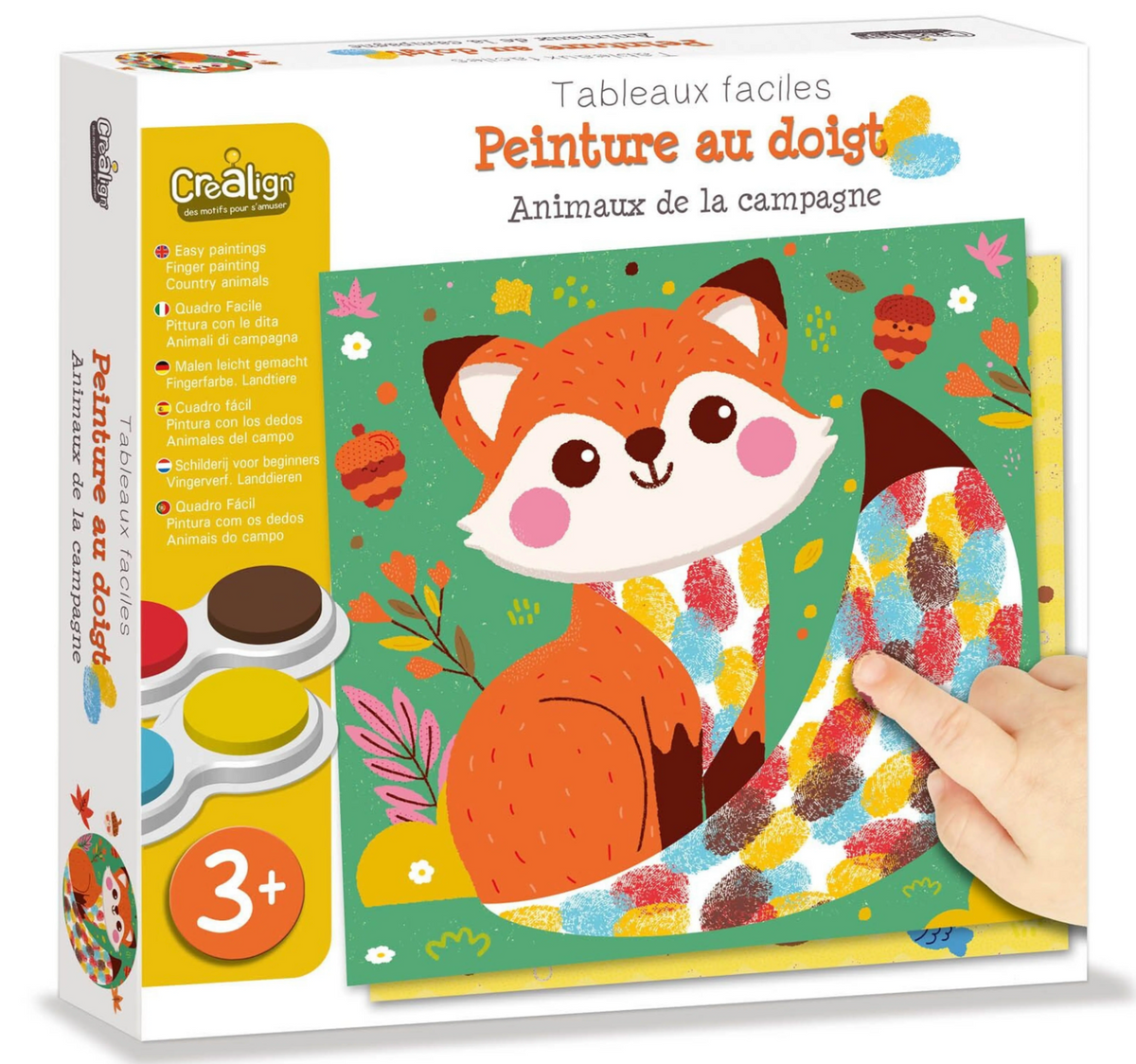Coffret Peinture au doigt Animaux de la campagne