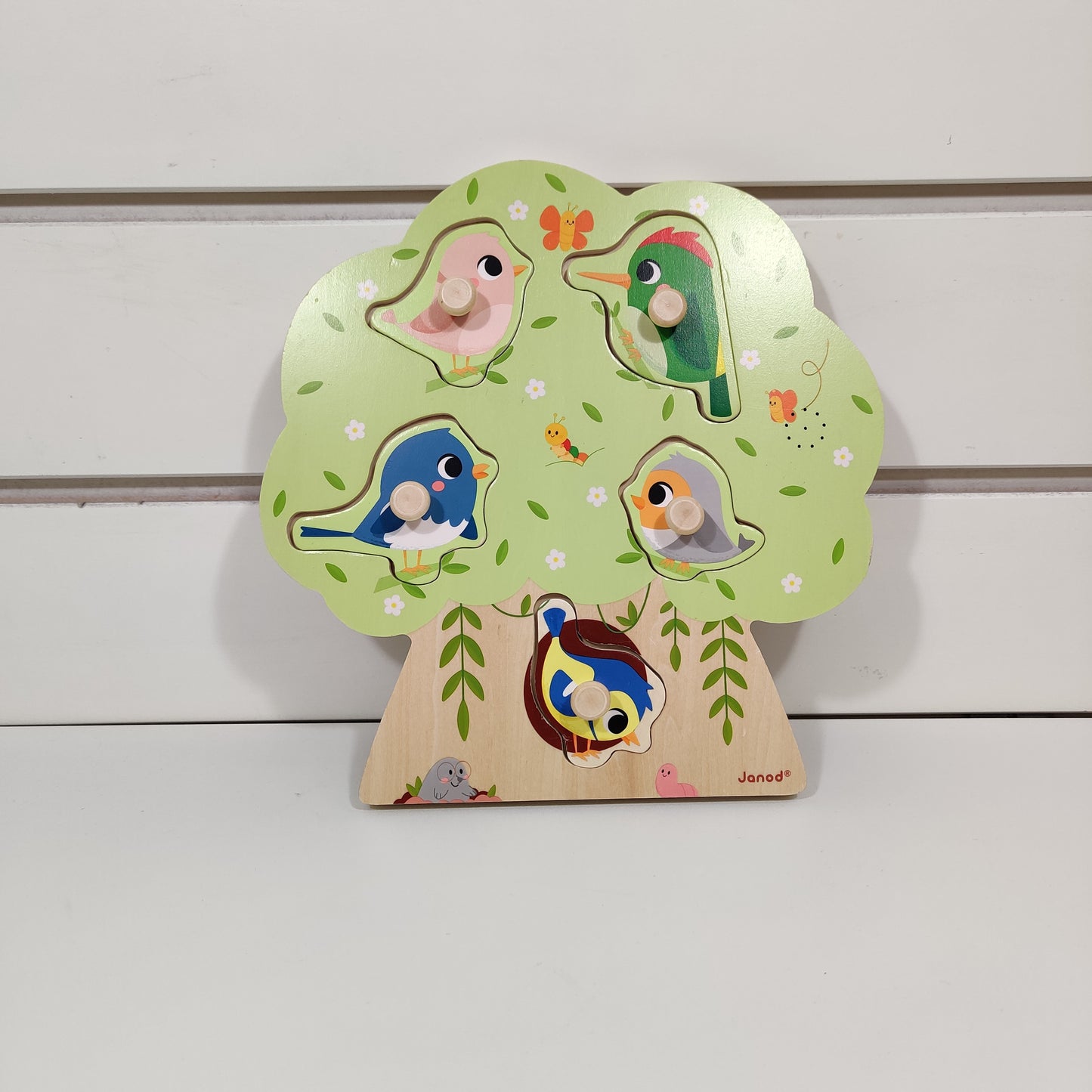 Puzzle Sonore Oiseau 5 pièces