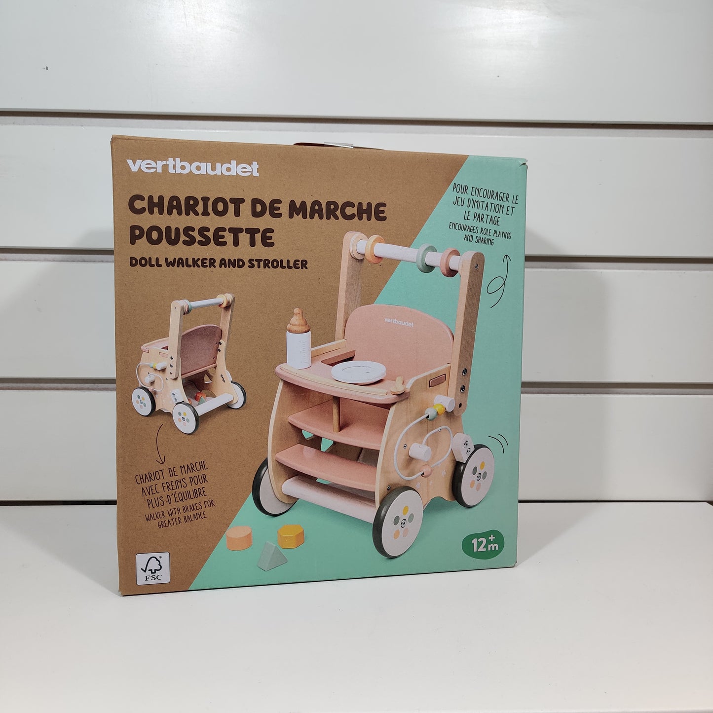 Chariot de marche poussette