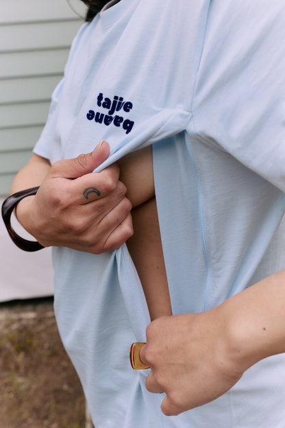 T-shirt Allaitant La P'allaite Ciel