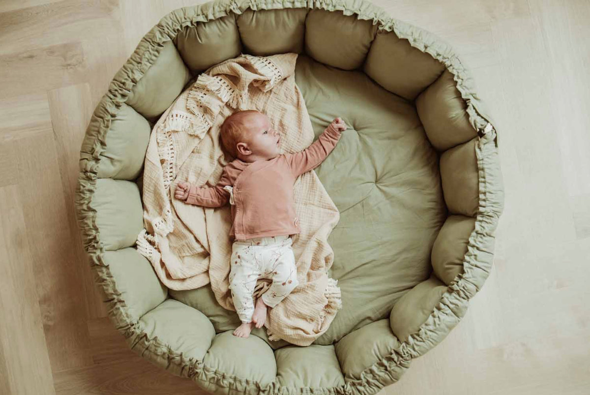 Tapis d'éveil et cocon organique Coco