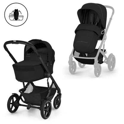 Poussette Talos S Lux avec nacelle pliable