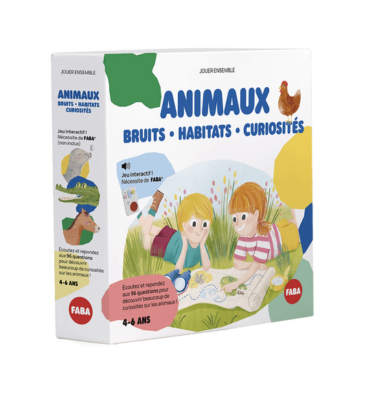 Jeu interactif Animaux: bruits, habitats, curiosité