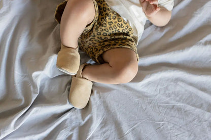 Chaussons en cuir arena