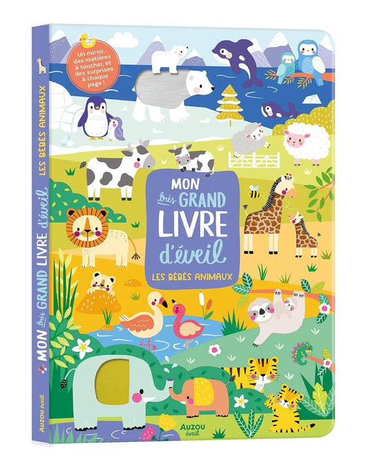 Livre Mon très grand livre d'éveil (Les bébés animaux)