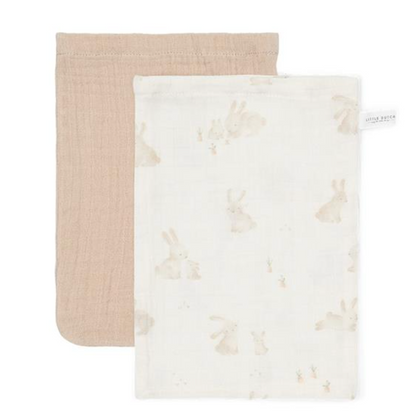 Lot de 2 gants de toilette
