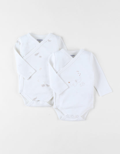 Set de 2 bodys coton bio