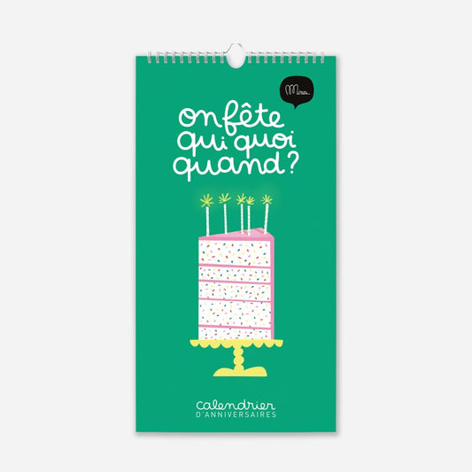 Calendrier d'anniversaires