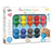 9 crayons