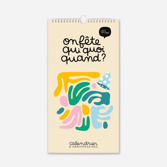 Calendrier d'anniversaires