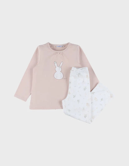 Pyjama en coton 2pieces lapin