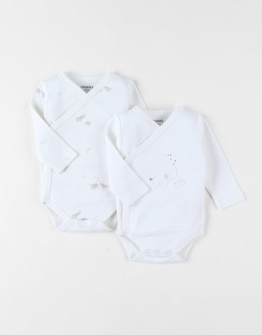 Set de 2 bodys coton bio