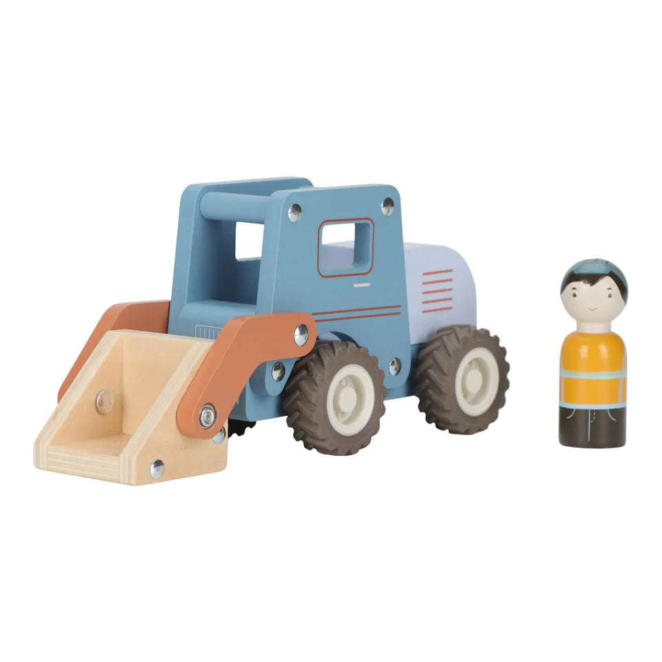 Bulldozer en bois
