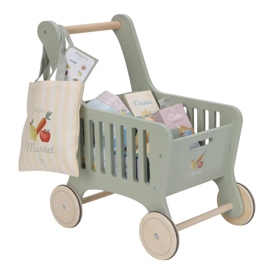 Chariot de course en bois